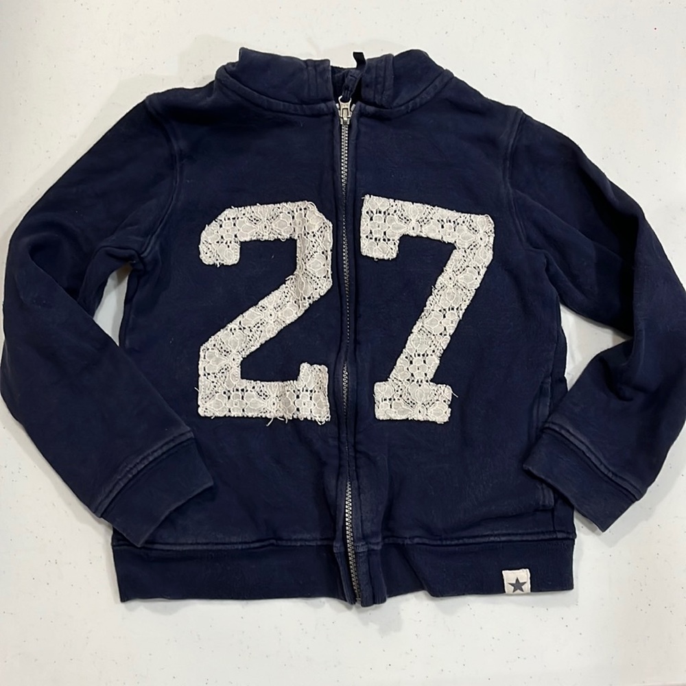 Carters 5T girls full-zip hoodie